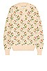 Floral Slouchy Polo LS, view 1 of 4, click to view large image.