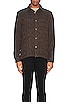 view 3 of 4 Weave Overshirt in Brown