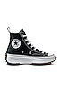 view 1 of 5 Run Star Hike Lugged Hi in Black, White, & Gum