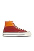 view 1 of 6 Chuck 70 Colorblocked in Monarch, Rugged Orange, & Egret