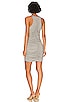 view 3 of 3 Cool Shirred Bodycon Mini Dress in Heather Grey