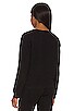 view 3 of 4 Lace Up Pullover in True Black