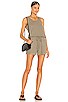 Poor Boy Rib Double Scoop Tank Romper, view 1, click to view large image.
