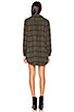 view 3 of 4 Teton Flannel Button Up Dress in Olive