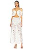view 4 of 4 COVE 커버업 in Off White