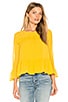 view 1 of 4 Katlyn Top in Safron Yellow