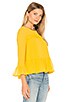 view 2 of 4 Katlyn Top in Safron Yellow
