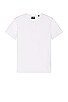 view 1 of 3 Henley Curve-Hem T-Shirt in white
