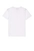 view 2 of 3 Henley Curve-Hem T-Shirt in white