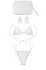 view 5 of 7 x Tropic Of C Swim & Skin Bikini Kit in White