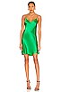 view 1 of 3 Mini Bias Slip Dress in Emerald