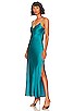 view 3 of 4 Mossy Slip Dress in Teal