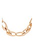 view 2 of 2 COLLIER CHAÎNE MAHOGANY in Gold