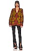 view 4 of 4 OVERSIZED 가디건 in Spiced Autumn Plaid