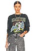 view 1 of 4 Led Zeppelin Zoso Oversized Crewneck in Vintage Black