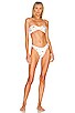 view 1 of 4 Mitzi Embroidered Bikini Set in White