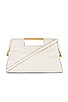 view 1 of 5 Seville Clutch in Off White Croc