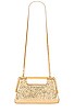 view 5 of 5 MINI SEVILLE クラッチ in Gold Metallic