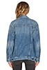 Daze Oversized Jean Jacket, view 5 of 6, click to view large image.