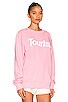 view 2 of 4 Tourist Crewneck Sweatshirt in Pink