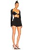 view 2 of 3 Flore Tie Dress in Black