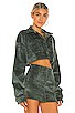 view 2 of 4 Corduroy Cropped Shirt in Dark Green
