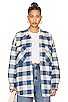 view 1 of 5 CPO SHIRT シャケット in Light Blue & Ecru Plaid