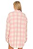 view 3 of 4 Button Front Shirt in Light Pink & Ecru Plaid