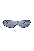 view 1 of 2 Ventura Polarized Sunglasses in Matte Black And Grey