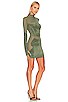 view 2 of 3 Chenille Intarsia Mini Dress in Shadow Green