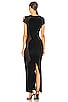 Dion Lee Chenille Intarsia Maxi Dress in Black | REVOLVE