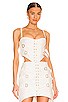view 1 of 4 Laced Slider Bustier in Ivory