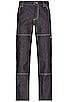 100 Denim Pant, view 2 of 3, click to view large image.