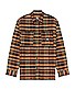 view 1 of 4 CHAQUETA MOULTON in Brown Gingerbread & Dark Ivy Plaid