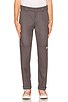 view 3 of 3 Flat Front Double Knee Straight Leg Pant in Grey