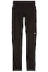 view 2 of 3 Flat Front Double Knee Straight Pant in Black