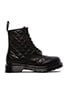 view 1 of 5 Coralie Quilted 8-Eye Boot in Black