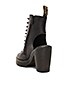 view 3 of 5 Carmelita Open Heel Lace Up Boot in Black