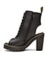 view 5 of 5 Carmelita Open Heel Lace Up Boot in Black
