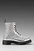 view 2 of 5 Stud 8-Eye Boot in Sliver