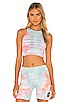 X When We All Vote Sorbet Tie Dye Tank, view 2, click to view large image.