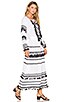 view 1 of 4 Malka Maxi Dress in White & Black