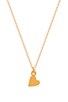 view 1 of 2 Maid of Honor Sideways Heart Necklace in Dipped Gold