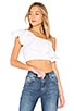 view 1 of 4 Logan Crop Top in White