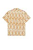 view 2 of 3 SS Hawaiian Shirt in Burning Up Mustard