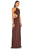 view 2 of 3 Moon Maxi Dress in Chocolate Brown