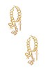 view 1 of 2 Charlotte Earrings in Gold