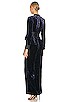 view 3 of 3 Vegas Jumpsuit in Velvet Leopard Sapp Blue