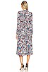 view 3 of 3 Erica Midi Dress in Floral Patch & Wine Pink