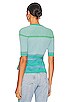 view 3 of 4 LYRIC 스웨터 in Knit Stripe Cloud Turquoise